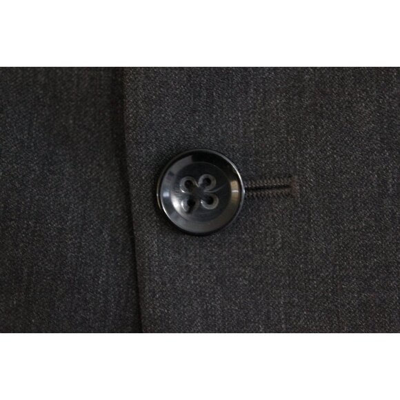 Banana Republic Men Jacket Blazer Sport Coat 2 Button Wool Canada Gray Sz 44 R - Picture 7 of 16